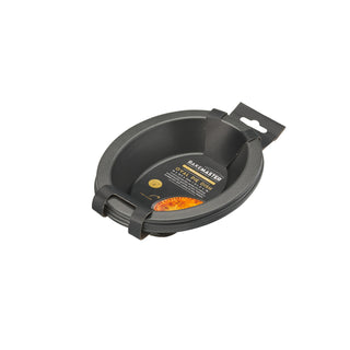 Bakemaster Oval Pie Dish Set of 4 16 x 12.5 x 3cm - Non-stick
