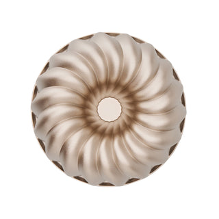 Bakemaster Classic Fluted Ring Cake Pan 23.7 x 23.7 x 9.8cm - Champagne