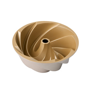 Bakemaster Marissa Fluted Ring Cake Pan 24 x 24 x 9cm - Champagne