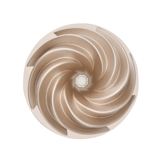 Bakemaster Marissa Fluted Ring Cake Pan 24 x 24 x 9cm - Champagne
