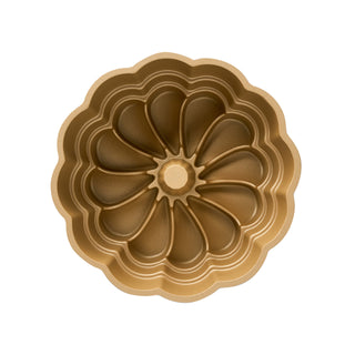 Bakemaster Petal Fluted Ring Cake Pan 24 x 24 x 10cm - Champagne
