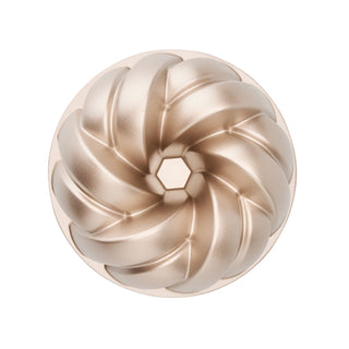 Bakemaster Braided Fluted Ring Cake Pan 24 x 24 x 9.8cm - Champagne