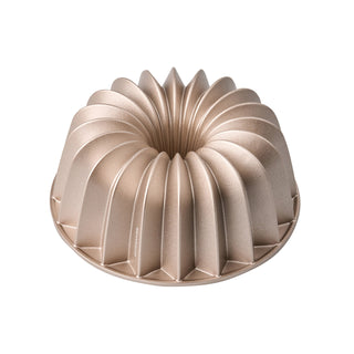 Bakemaster French Wreath Fluted Ring Cake Pan 24 x 24 x 10cm - Champagne