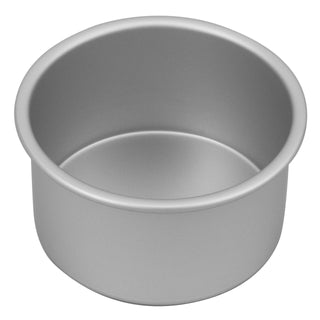 Bakemaster Silver Anodised Round Cake Pan 12.5 x 7.5cm