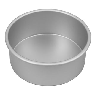 Bakemaster Silver Anodised Round Cake Pan 17.5 x 7.5cm