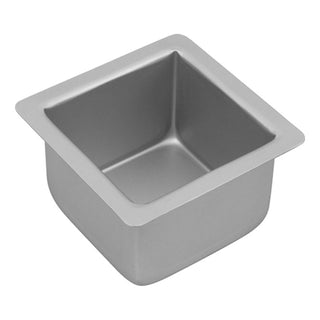 Bakemaster Silver Anodised Square Cake Pan 10 x 7.5cm