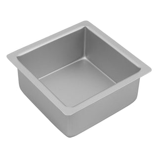 Bakemaster Silver Anodised Square Cake Pan 15 x 7.5cm