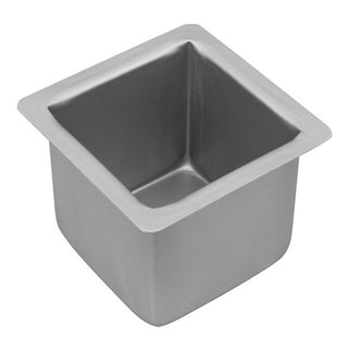 Bakemaster Silver Anodised Square Deep Cake Pan 10 x 10cm