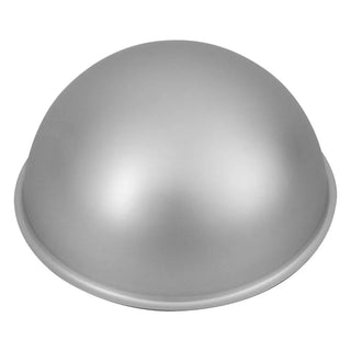 Bakemaster Silver Anodised Hemisphere Cake Pan, 15 X 7.5Cm