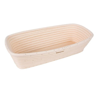 Bakemaster Rectangle Proving Basket 30 X 15 X 8Cm