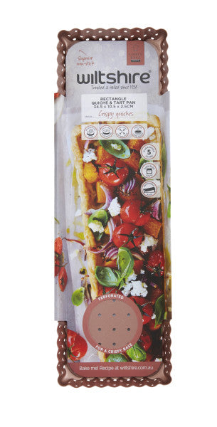 Wiltshire Rose Gold Perforated Rectangle Tart Pan