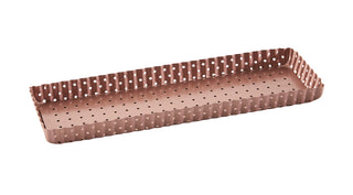 Wiltshire Rose Gold Perforated Rectangle Tart Pan