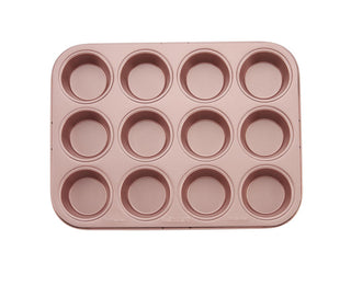 Wiltshire Rose Gold Muffin Pan 12 Cup