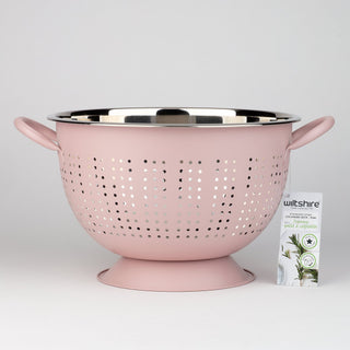 Wiltshire Extra Deep Colander 26cm - Rose Pink