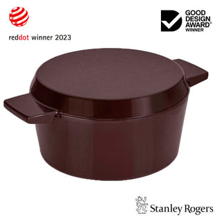 Stanley Rogers Cast Iron French Oven Bordeaux 28cm
