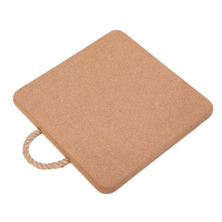 Wiltshire Deluxe Cork Trivet with Rope Handle Square 24 x 2cm