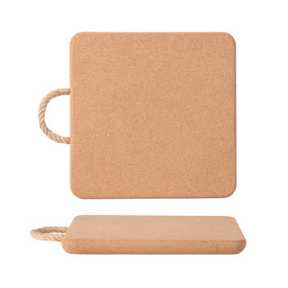 Wiltshire Deluxe Cork Trivet with Rope Handle Square 24 x 2cm