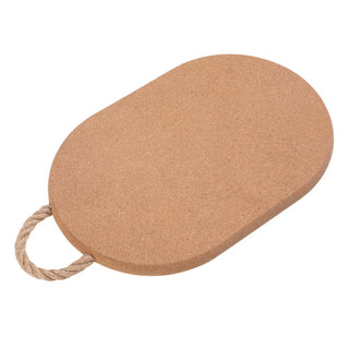 Wiltshire Deluxe Cork Trivet with Rope Handle Oval 30 x 20 x 2cm