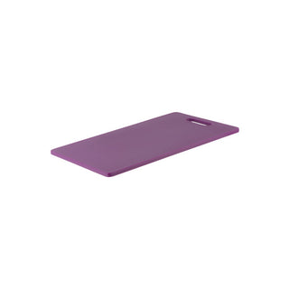 Chef Inox Cutting Board Polyethylene Purple with Handle 450x300x12mm