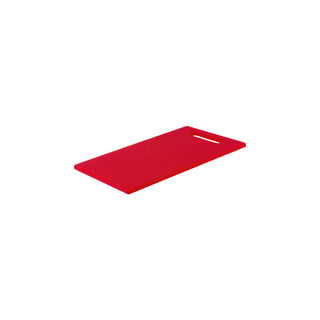 Chef Inox Cutting Board Polyethylene Red with Handle 400x250x13mm
