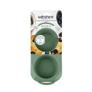 Wiltshire Silicone Air Fryer Texas Muffin Pan 2 Cup