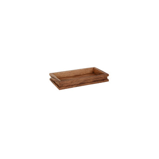 Chef Inox Serve Natural Acacia Display Tray GN 1/4 265x162x40mm