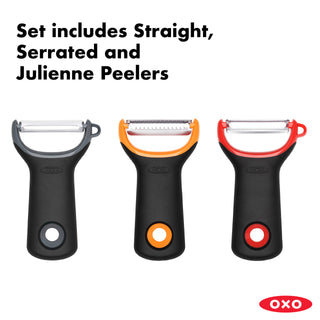 Oxo 3-Piece Assorted Prep Peeler Set