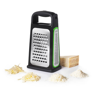 Oxo Etched Box Grater with Removable Zester