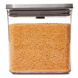 OXO Good Grips POP 2.0 STEEL Big Square, Short (2.6 Litre)