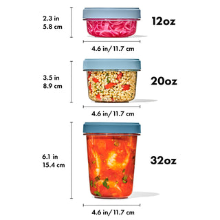 OXO Twist & Stack Container, 2 Pack / 946 ml