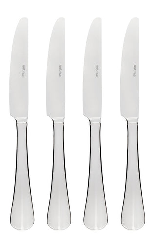 Wiltshire Baguette Dinner Knife 4Piece Stainless Steel