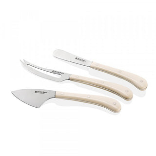 Stanley Rogers Pistol Grip Cream 3 Piece Cheese Knife Set