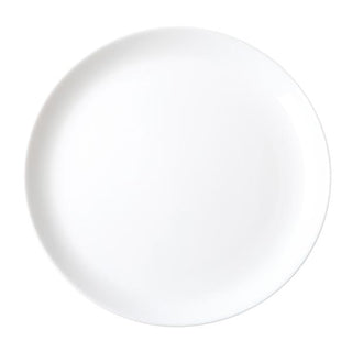 Wiltshire White Coupe Glass Dinner Plate 25cm