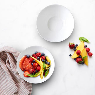 Wiltshire White Coupe Glass Noodle Bowl 18cm