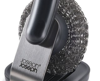 Joseph Joseph SinkTech Dish Brush with stainless-steel storage stand