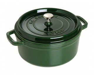 Staub Round Cocotte - 24cm Basil Green