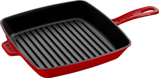 Staub American Square Grill - 26cm Cherry Red