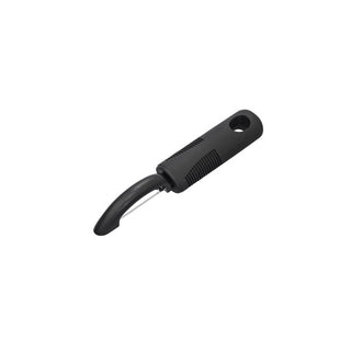 Chef Inox Easy Grip Peeler Stainless Steel with Black Handle 180mm
