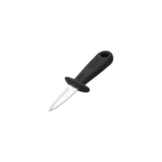 Chef Inox Oyster Knife Stainless Steel with Black Handle 146mm