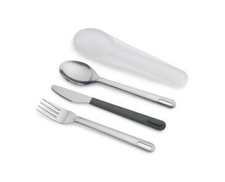 Joseph Joseph Duo Stainless-steel Cutlery Set (Grey)