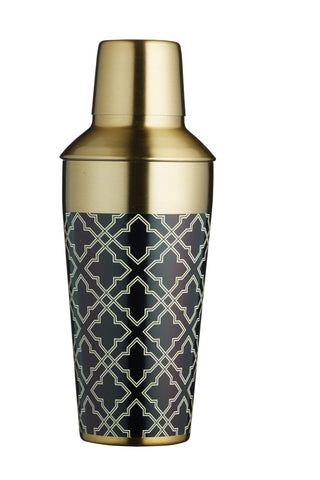 BarCraft Art Deco Cocktail Shaker SS 650ml