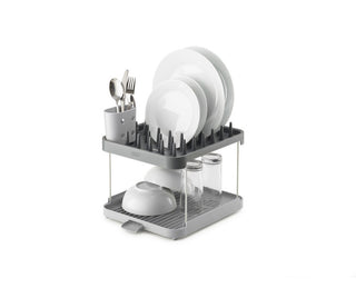 Joseph Joseph Duo 2-tier Dish Rack - Grey