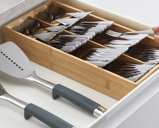 Joseph Joseph Drawerstore Bamboo Cutlery Organiser