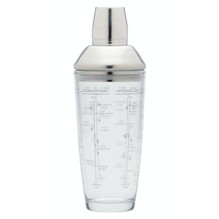 BarCraft 700ml Glass Boston Cocktail Shaker