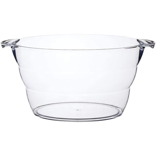 BarCraft Acrylic Large Oval Drinks Pail / Cooler