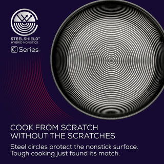 Circulon C-Series Hybrid Clad Stainless Steel Nonstick Induction Stockpot 26cm