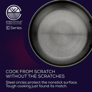 Circulon C-Series Hybrid Clad Stainless Steel Nonstick Induction Frypan 22cm