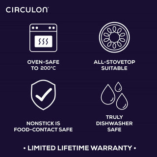 Circulon ScratchDefense A1 Nonstick Induction Covered Saucepan 18cm/2.8L