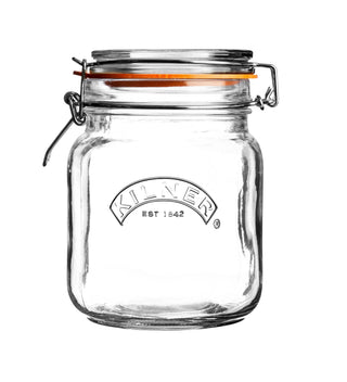 Kilner Square Clip Top Jar 1 Litre