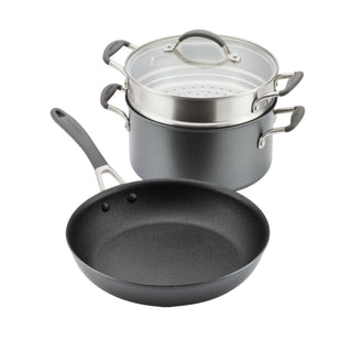 Circulon ScratchDefense A1 Nonstick Induction 3 Piece Cookware Set